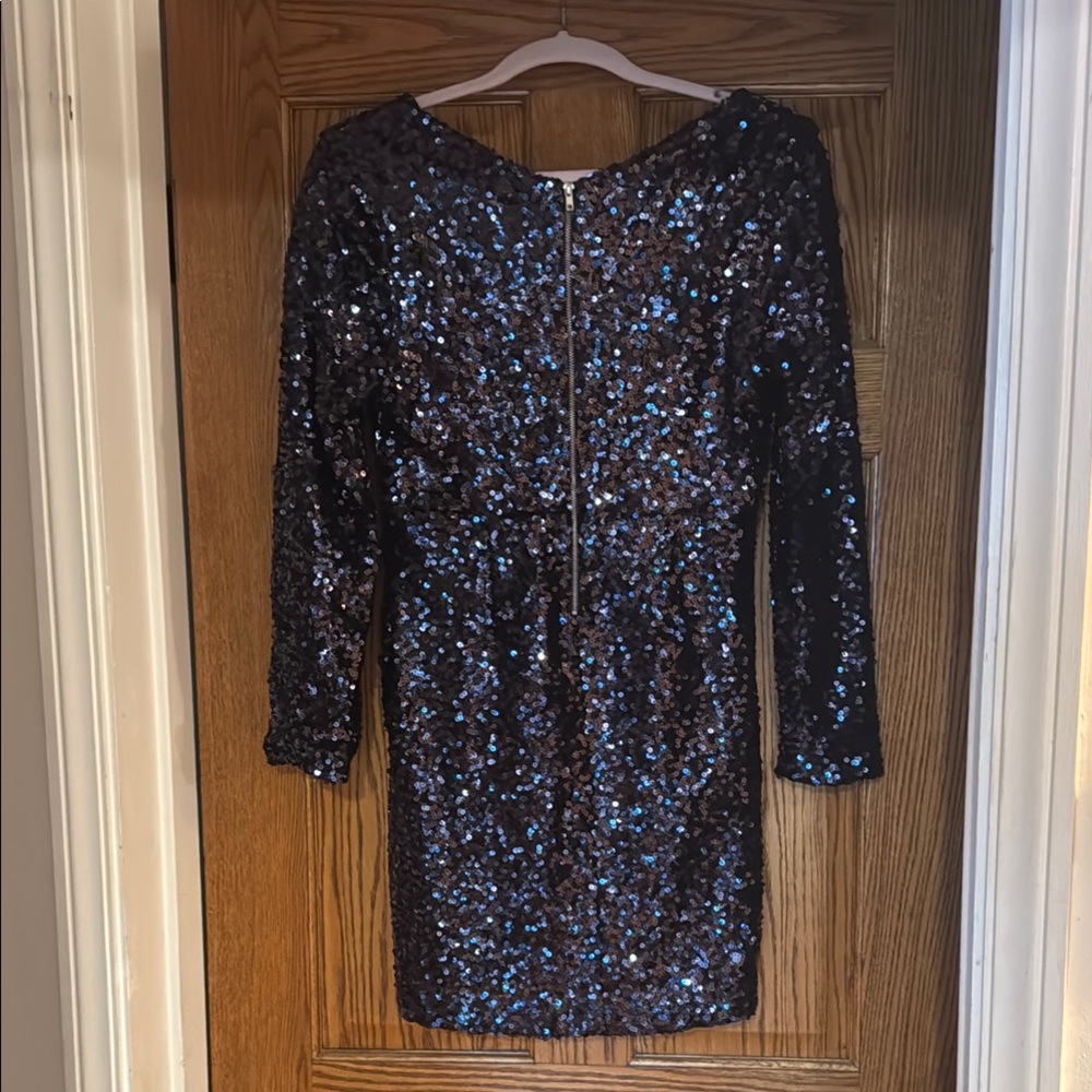 Sequin Black Dress - Picture 3 of 3